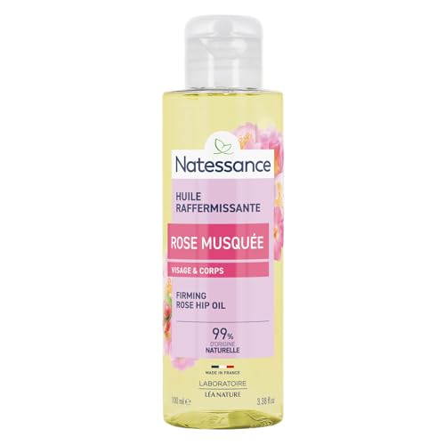 Natessance Olio di Rosa Musquée Previene del Invecchiamento/Ripara, 100 ml