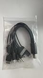 Mehrere Anschlüsse: 8-poliger Anschluss, 4S-Port, Mikro-Port, Mini-Port, Nokia DC3,5-mm-Anschluss, Nokia DC2.0-mm-Anschluss, DC4,0-mm-PSP-Anschluss, Typ C, Samsung M300-Anschluss.