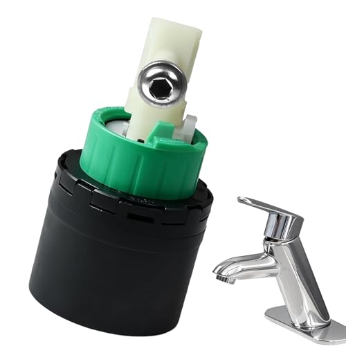 Penlimly Remplacement De Cartouche De Robinet - Cartouche de 5 cm | Pièces de Rechange Anti-Gouttes pour Robinet Monotrou | Pour Réparation De Plomberie D'évier De Cuisine Et De Douche