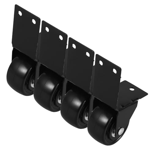 Rueda de hierro Gadpiparty kit de 4 ruedas giratorias de repuesto para carritos y maletas de viaje