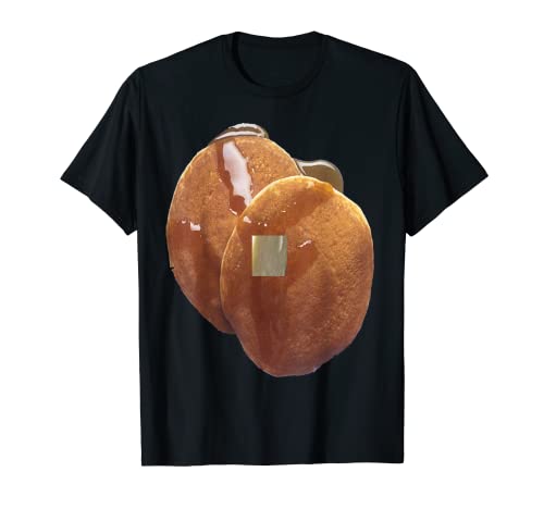 Pancakes Costume T-Shirt Uova Pancake Pancake Sciroppo Burro Maglietta