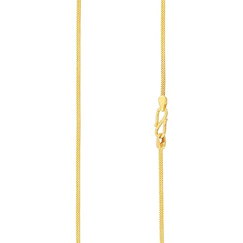 Malabar Gold & Diamonds 22k Gold Chain for Women & Girls | 22kt (916) BIS Hallmark Pure Gold Chain for Birthday, Anniversary, Diwali & Festive Gift