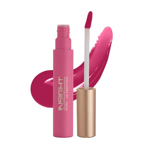 Image of INSIGHT Peptide Infused Lip Oil | Glossy Finish | Sheer Coverage | Infused With Ginger Seed Oil | Hydrated & Plump Lips| Long-Lasting |Mystic Mulberry -4.5g