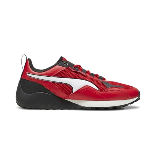 PUMA Mens Scuderia Ferrari Speedfusion 2.0 Lace Up Sneakers Shoes Casual - Red