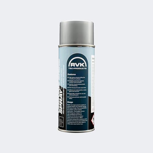 RVK Chromglanz Spray 400 ml - Chrom für Kfz, Auto und Motorrad - Chromspray für Metall, Kunststoff, Holz, Glas und mehr