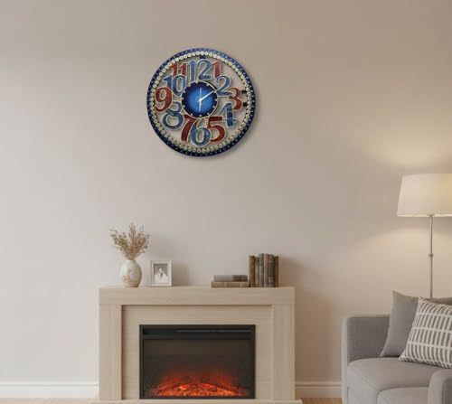 Horloge silencieuse BRACOP fait main pour décoration chic