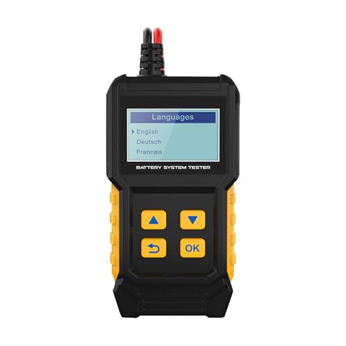 車両バッテリーテスター - ABSスマートアナライザー、軽量ポータブルツール| 12V 24V充電電圧診断、自動車トラックのためのオルタネーターサーキットチェッカーRVマリンボートオートバイトレーラーATV使用バッテリーアナライザー診断テスター自動車用海洋