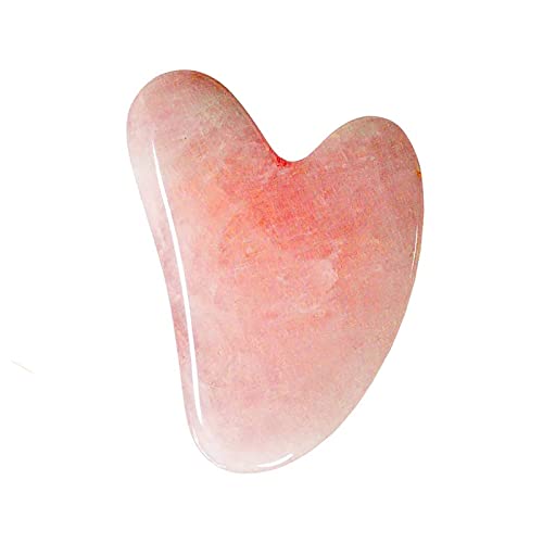 jds Gua Sha facial tools Massager Natural Rose Quartz Stone for neck back and GuaSha jade for body beauty Traditional Chinese massage culture. Beauty tools also can use car decor (Rose) jds Gua Sha facial tools Massager Natural Rose Quartz Stone for neck back and GuaSha jade for body beauty Traditional Chinese massage culture. Beauty tools also can use car decor (Rose)
