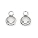 Produktbild Leonardo Jewels Beauty's Anhänger für Damen Ohrringe 2er Set, Adina, Edelstahl mit facettiertem, klarem Glaskristall, Silber, 022345