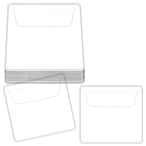 25pcs Single Pocket Coin Sleeves, Clear Plastic Coin Holders Protective Pages Small Pouches Wrappers Protectors Supplies for All Currency Bills Collectors