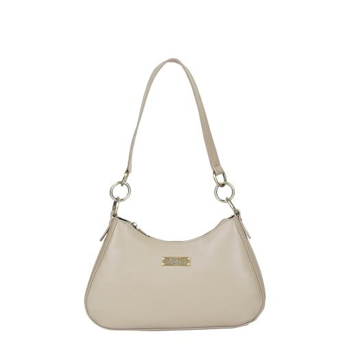 SISHKA Shoulder Bag in Taupe – Stylish Hobo Purse for