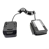 BlissfulAbode Adaptador de batería de litio de 18 V, cable de extensión diseñado para reducir el peso de la herramienta de mano separando la batería para una mejor facilidad de funcionamiento