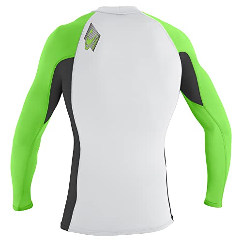 Image of O'Neill Youth Premium Skins Long Sleeve Rashguard, UPF 50+ Sun and Rash Protection, Buttery Soft Tight Fit