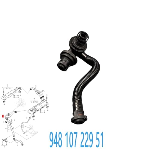 Manguera de ventilación del cárter 94810722951 para Porsche Cayenne 3