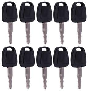 10 Pieces Ignition Key K1009605 F900 — Compatible With Doosan, Daewoo and Komatsu Fit intended for Excavator S160W-V, Solar 140LC-V, 175LC-V — Aftermarket Replacement