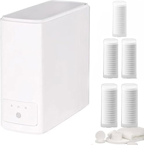 Distributeur de serviettes chaudes portable avec 100 pièces compressées à 55°C