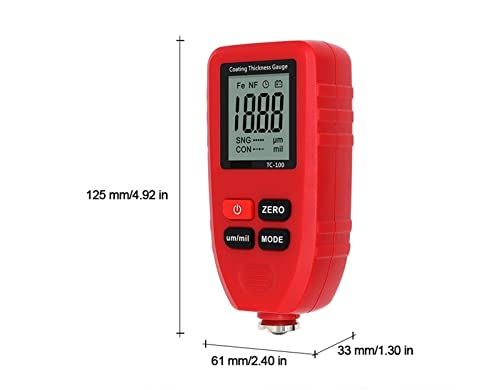 Medidor digital de espesores TC100 para pinturas miniatura 5