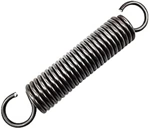 Ressort De Tension à Crochet Ouvert - Acier à Ressort - Diamètre Fil 2 Mm - Longueur 170 Mm - Diamètre Extérieur 10 Mm