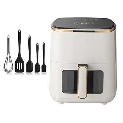 TRionn Favorite Gift Holographische Fritteuse mit großem Fassungsvermögen, 8,5 l + Multifunktionaler automatischer Ofen mit Sichtfenster (ein Werkzeugset im Lieferumfang enthalten)
