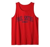 Paul Smiths New York NY College University Style Blue Tank Top
