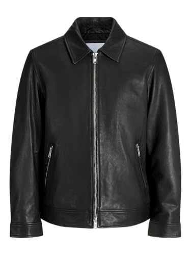 Veste en cuir Homme JACK & JONES Jjecasablanca blouson motard