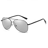 ★ Sensible a la luz, cambiando de color, dual y noche, gafas de sol polarizadas de conducción segura. Las gafas de sol que cambian con la luz son la opción de conducir. ¡Ante el ambiente climático que cambia diariamente, las gafas de sol ordinarias ya no pueden satisfacer las necesidades de las personas! La lente que cambia de color adopta un factor inteligente que cambia de color, la lente es transparente, y el color es uniforme. La lente cambia de color según la intensidad de la luz ultraviole