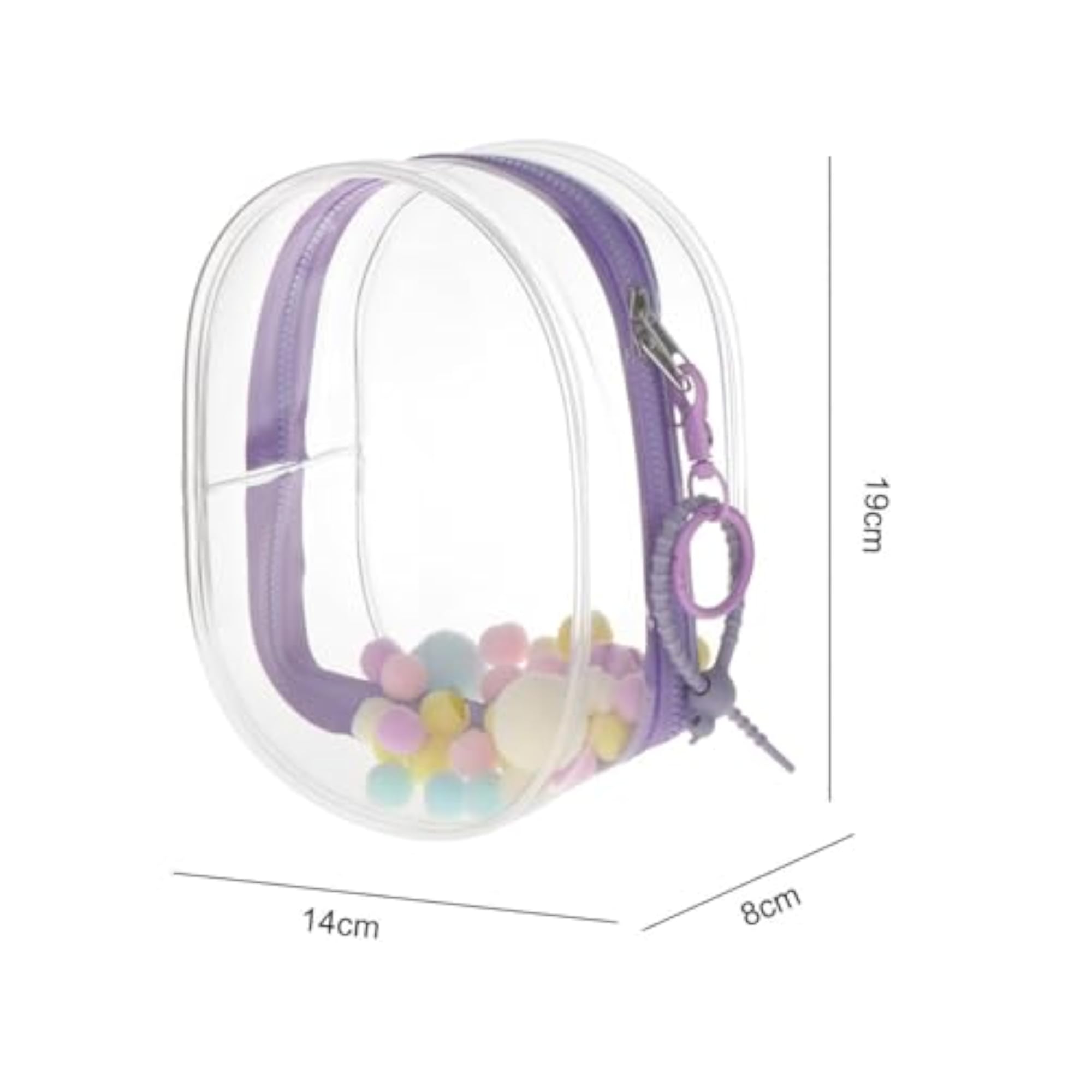 Mini Doll Storage Bag Dustproof Display Case for Figures