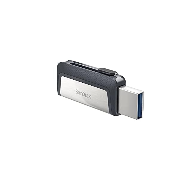 SanDisk Ultra Dual Drive USB Type-C Laufwerk Smartphone Speicher 256 GB (Mobiler Speicher, USB 3.1, versenkbarer Doppelanschluss, 150 MB/s Übertragungsraten, USB Laufwerk) – Bild 3