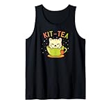 Kit-Tea meme cómodo para los amantes de los gatitos que beben té.