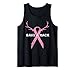 Guardar un estante Concienciación sobre el cáncer de mama Cinta rosa Ciervo Antlers Camiseta sin Mangas