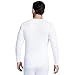 Indera Men's Cotton Rib Knit Thermals Underwear Crew Top, White, Large Tall