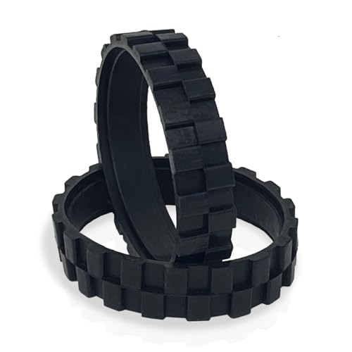 minify Pneumatici di ricambio premium in gomma per robot aspirapolvere iRobot Roomba 500, 600, 700, 800, 900 e5 e6 i7 – Durevole, migliore adesione, facile da montare, compatibile con modelli