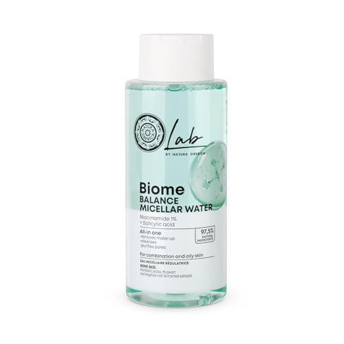 Lab by NS. Biome Balance Mizellares Gesichtswasser - All-in-One Reinigung mit Niacinamid & Salicylsäure - Entfernt Make-up, Schmutz & Öl - Reduziert Glanz & reinigt Poren - 400 ml