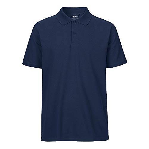 Neutral Bio-Herren-Poloshirt, 235 g/m² dunkelblau, Gr. 3XL