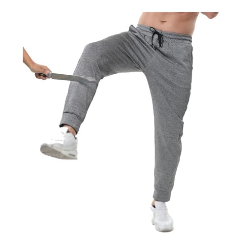 [Seulhofv] 防刃服 防刃パンツ 防刃ベスト チョッキ 軽量 護身用 突き刺し 安全ベスト ライナー 柔軟性 斬撃防止 刺突防止 タクティカルジャケット 耐切創セキュリティ服 警備 警察 護身 作業服 高強度ポリエチレンと炭素繊維素材 パンツ Sのサムネイル