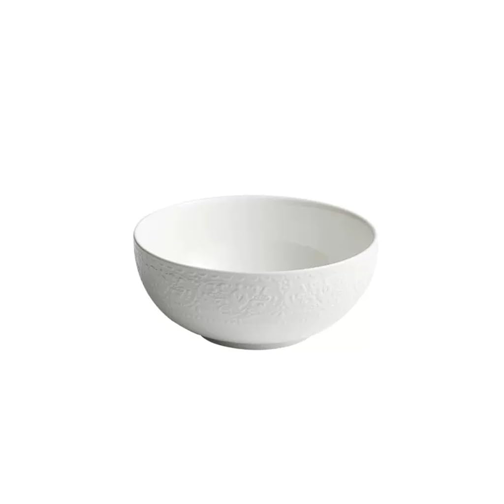 XYIANG Salad Bowl Eat Noodles Small Soup Bowl Household Tableware Ceramic Salad Bowl Hotel Restaurant Ramen Bowl Breakfast Bowl Dessert Snack Bowls (Small)