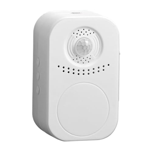 Smart Welcome Welcome Chime - Alarma de la puerta del sensor de movimiento, Notificación de entrada inalámbrica | Alerta de seguridad para el hogar de apartamentos, dispositivo de protección de tienda