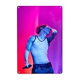 Meresysid Metal Tin Sign Troye Musics Sivan Poster Signs Wall Art Decor for Home Bar Pub Coffee Living Room Bedroom Office 8x12 Inches