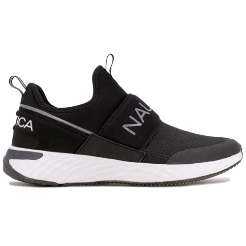 Image of Nautica Men's Slip-On Sneakers - Casual Fashion Shoes for Walking, in Medium & Wide Widths