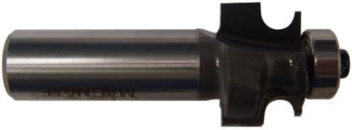 Magnate S5802 Edge Beading Carbide Tipped Router Bit - 1/4" Bead Diameter; 1/2" Shank Diameter