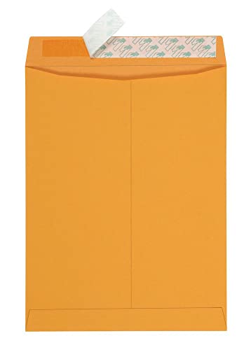 Quality Park 10 X 13 Catalog Envelopes With Self Seal Closure, 28 Lb Brown Kraft, Great Option For Mailing, Storage And Organizing, 100 Per Box (44762) #TOP2