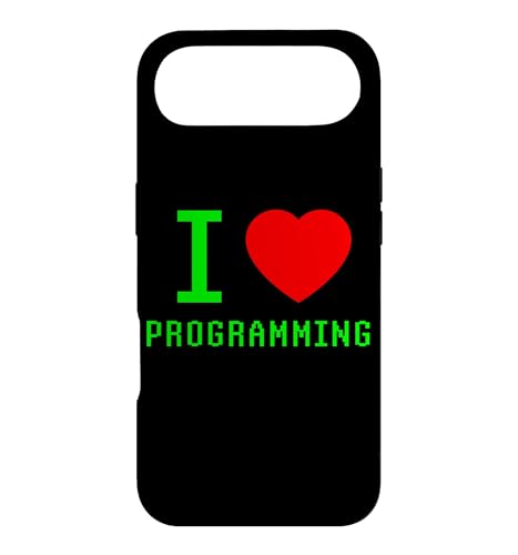 I Love Programming Red Heart �R���s���[�^�[�R�[�f�B���O�R�[�_�[�X���[�K�� �X�}�z�P�[�X iPhone Air �p