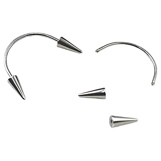 2pcs spike lips hoop rings vampire teeth, rostfritt stål smile lip tiger teeth nail vampire piercing smycken, smiley piercing tiger teeth, vampire lip piercing, vampire septum piercing