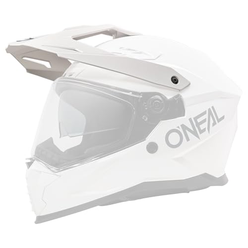 Visera O'Neal D-SRS Solid 2026 blanca para reparar la visibilidad del casco