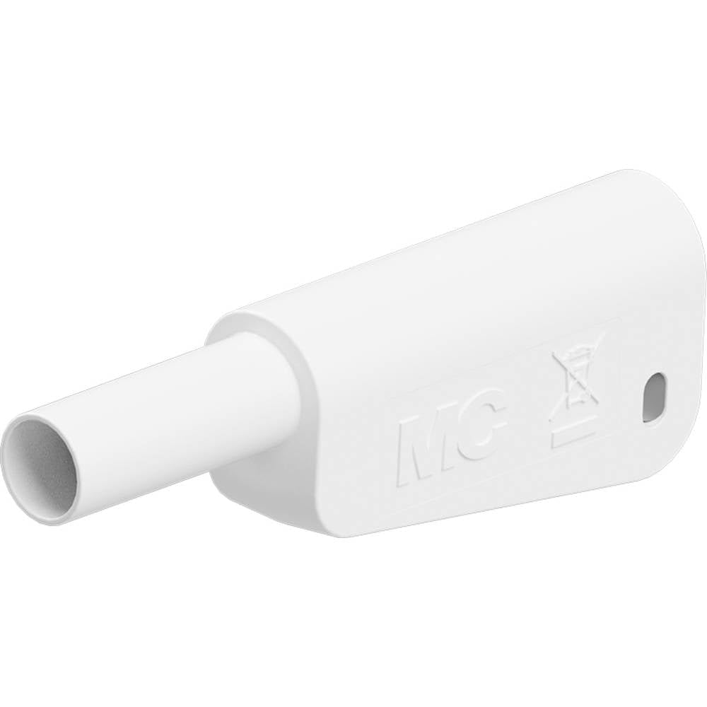 Stäubli SLM-4A-46 Safety Slat Plug Pin Diameter: 4 mm White Pack of 1