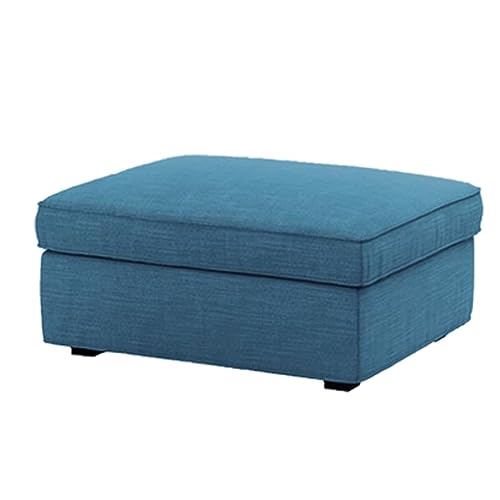 CRIUSJA Footstool Cover ONLY! for IKEA Kivik Ottoman, Replacement Covers Kivik Footstool, Customized Covers (Various Fabrics can be Selected)