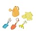 Produktbild Rekord Kinder-Gartenset 6-TLG Blau (Tasche, Gießkanne, Harke, Schaufel, Spaten, Handschuhe), Kindergartengeräte, Sand-Spielzeug, Gartenspielzeug, Strandspielzeug