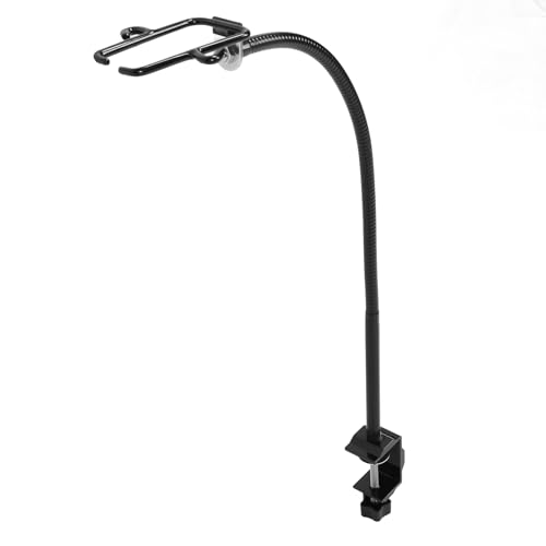 Support sèche-cheveux mains libres aluminium à angle réglable pour comptoir