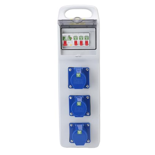 Boîte de distribution d'énergie extérieure Cocoarm PC ABS étanche IP67 pour chantiers - 3