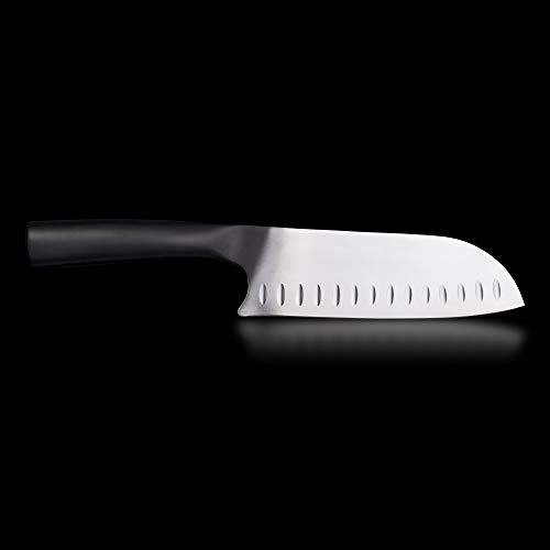 Schmidt Brothers - Carbon 6, 5" Santoku Knife, High-Carbon German Stainless Steel Mulitpurpose Kitchen Cutlery #TOP4